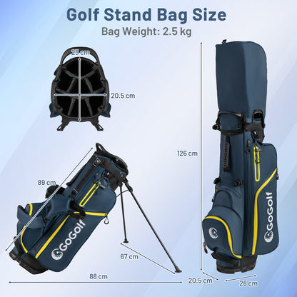Complete golf club set for men with stand bag-Yellow