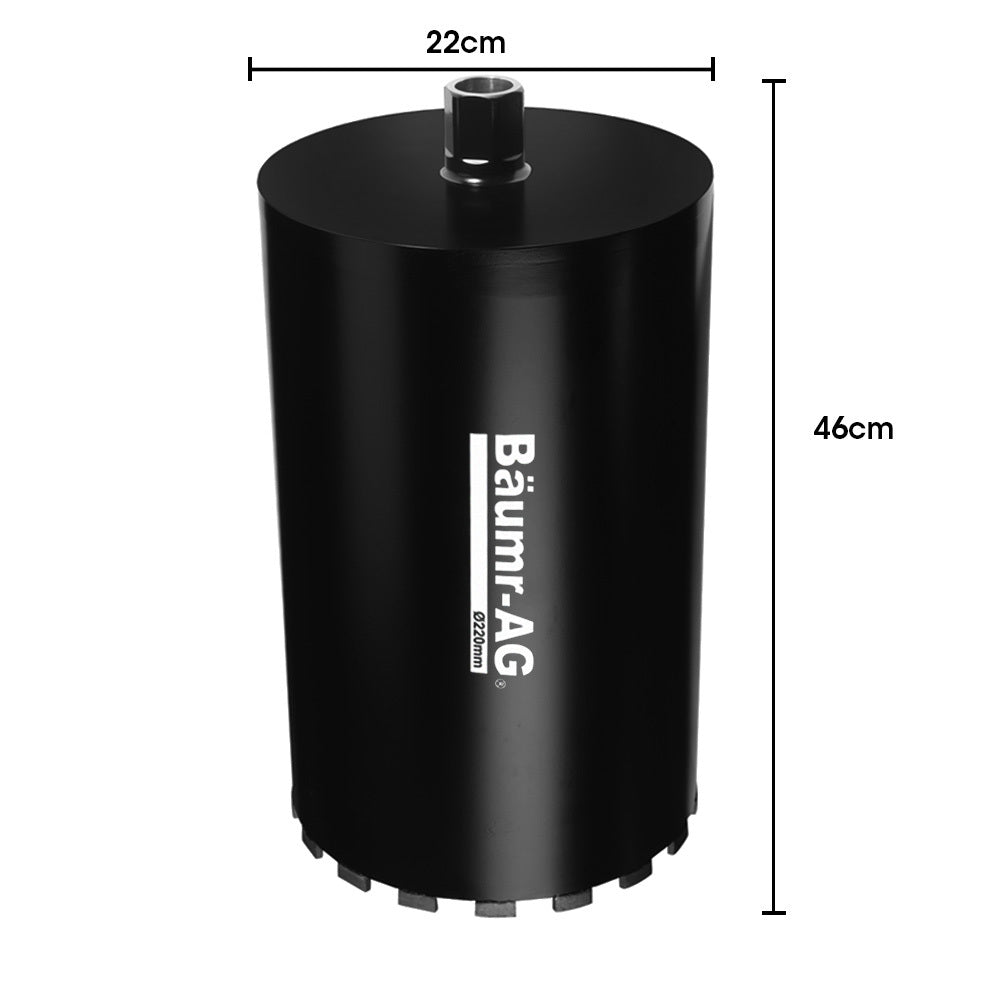 220 x 0.4m Industrial Diamond Core Drill Bit, High Precision & Durability