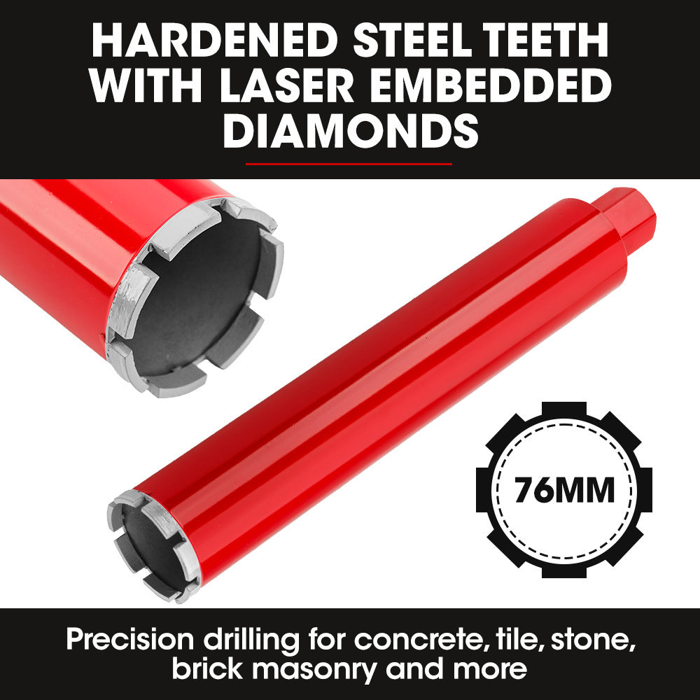 1800W Handheld Core Drill with 0.12m Bit for Concrete, Brick, and Granite