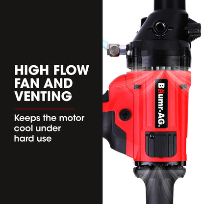 1800W Handheld Wet/Dry Diamond Core Drill, 120mm, Dust & Splash Resistant