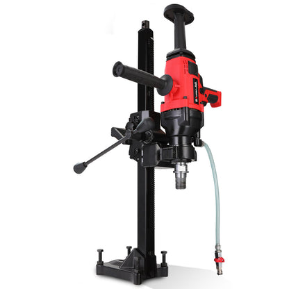 2000W Handheld Diamond Core Drill with 0.16m Rig Stand, Wet/Dry Use