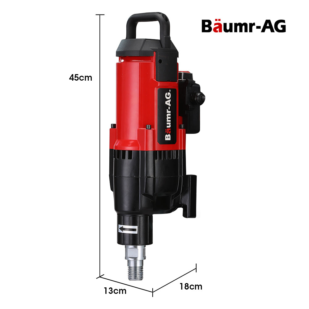 3200W Diamond Core Wet/Dry Drill, 0.3m Diameter, Concrete & Granite Cutting