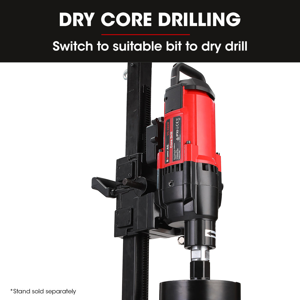 3200W Diamond Core Wet/Dry Drill, 0.3m Diameter, Concrete & Granite Cutting