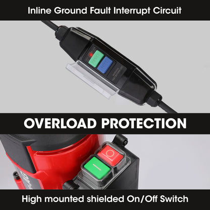 3200W Diamond Core Wet/Dry Drill, 0.3m Diameter, Concrete & Granite Cutting
