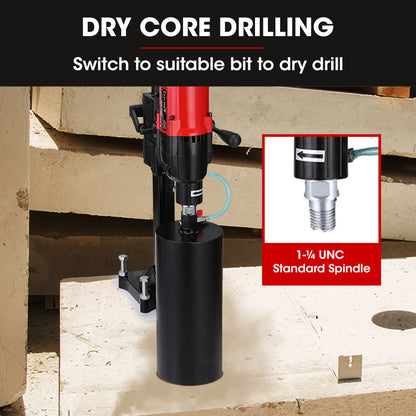 3200W 0.28m Diamond Core Drill Rig with 0.2m Bit for Concrete & Granite
