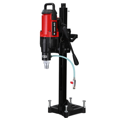 3200W 0.28m Diamond Core Drill Rig with Stand - Wet/Dry, IP54 Rated