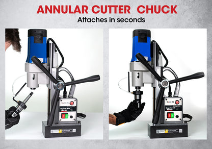 Magnetic Drill Annular Cutter Converter Kit, Cuts 12-55mm Diameter, 50mm Thick