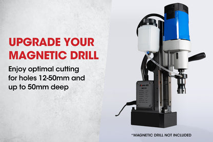 Magnetic Drill Annular Cutter Converter Kit, Cuts 12-55mm Diameter, 50mm Thick