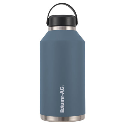 1.9L Double Wall Insulated Stainless Steel Water Jug with Handle and Straw Cleaner