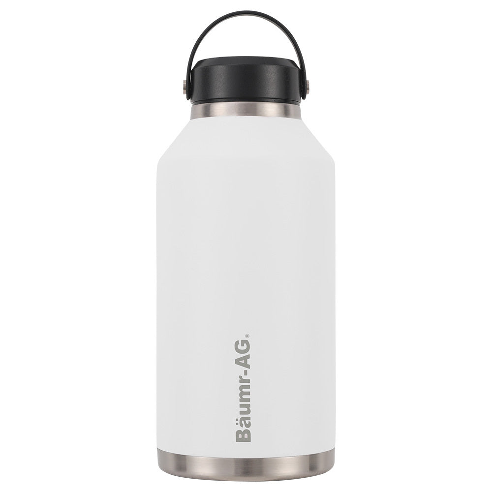 1.9L Double-Wall Insulated Stainless Steel Water Jug with Straw & Handle