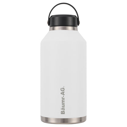 1.9L Double-Wall Insulated Stainless Steel Water Jug with Straw & Handle