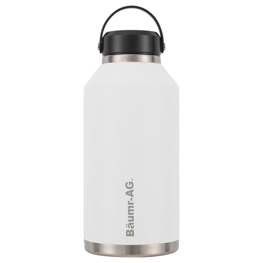 1.9L Double-Wall Insulated Stainless Steel Water Jug with Straw & Handle