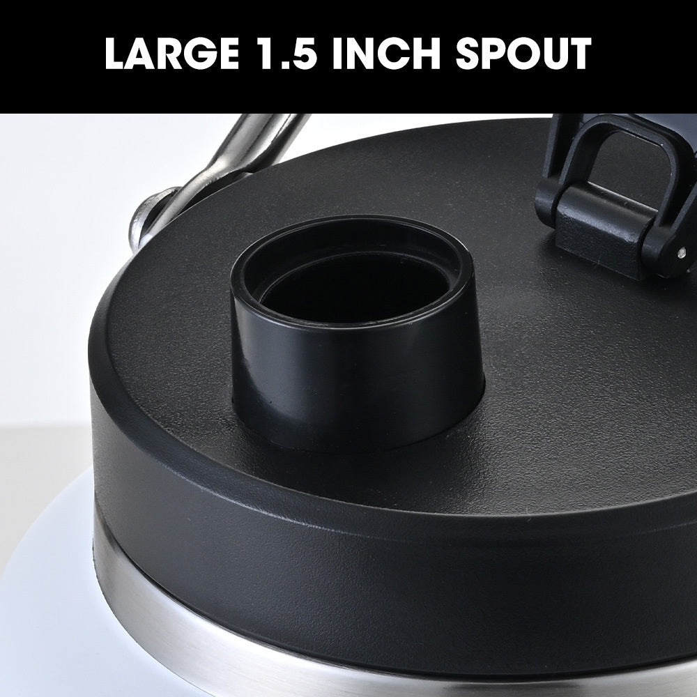 3.8L Insulated Stainless Steel Water Bottle with Handle, Leak-Proof & Durable