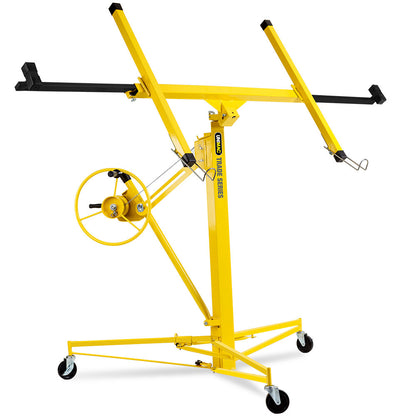 11ft Drywall Plasterboard Hoist Lift with 3.3m Reach and 68kg Capacity