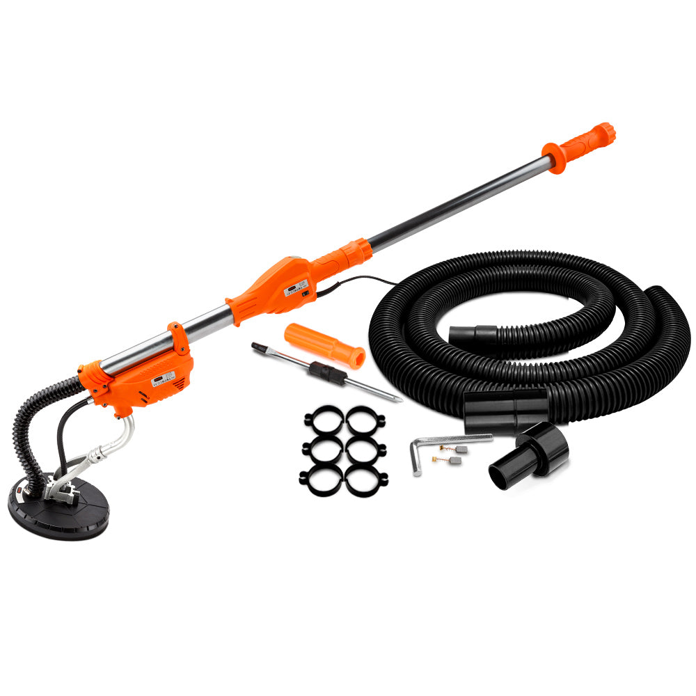 Dustless Drywall Sander with 1.83m Reach and 800W Motor, 5kg Lightweight Design