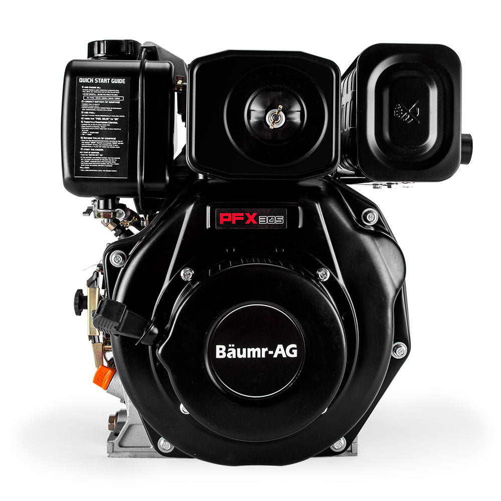 7HP Diesel 4-Stroke OHV Engine - Horizontal Shaft Motor for Industrial Use