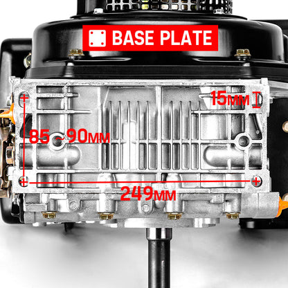7HP Diesel 4-Stroke OHV Engine - Horizontal Shaft Motor for Industrial Use