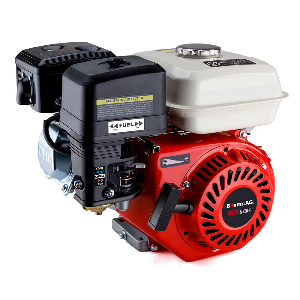 6.5HP Petrol Stationary Engine, 4-Stroke OHV, 0.1m Shaft, Recoil Start