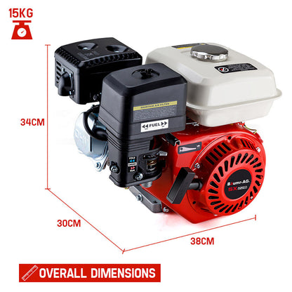7HP Petrol Stationary Engine - 4-Stroke, OHV, Horizontal Shaft Replacement