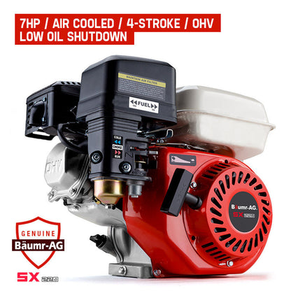 7HP Petrol Stationary Engine - 4-Stroke, OHV, Horizontal Shaft Replacement