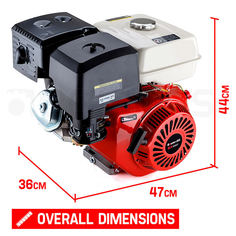 13HP Petrol Stationary Engine 4-Stroke OHV Motor with Horizontal Shaft