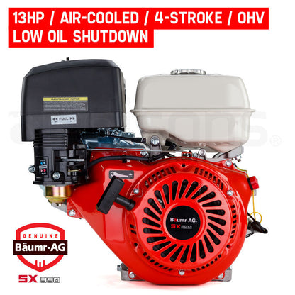 13HP Petrol Stationary Engine 4-Stroke OHV Motor with Horizontal Shaft