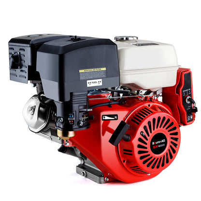 16HP Petrol Stationary Engine, OHV Motor, 4-Stroke, Horizontal Shaft, Electric Start