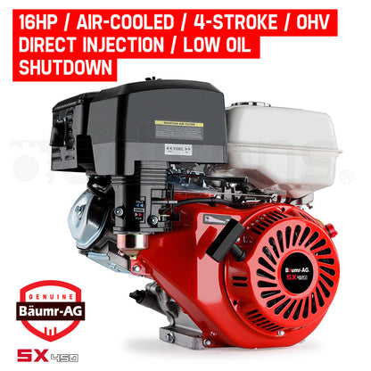 16HP 4-Stroke Petrol Engine with Horizontal Shaft - Compact and Efficient