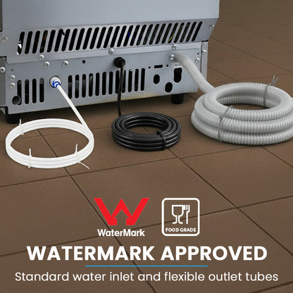 Commercial Ice Maker Machine, up to 60kg/24hr, Timer & Self Cleaning Programs