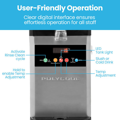 12L Single Tank Commercial Slush Machine, Digital Control Panel, SAA Approved, Juice and Frozen Slushy Maker
