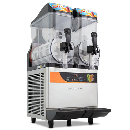 24L Double Tank Commercial Slush Machine, Digital Control Panel, SAA Approved, Juice and Frozen Slushy Maker