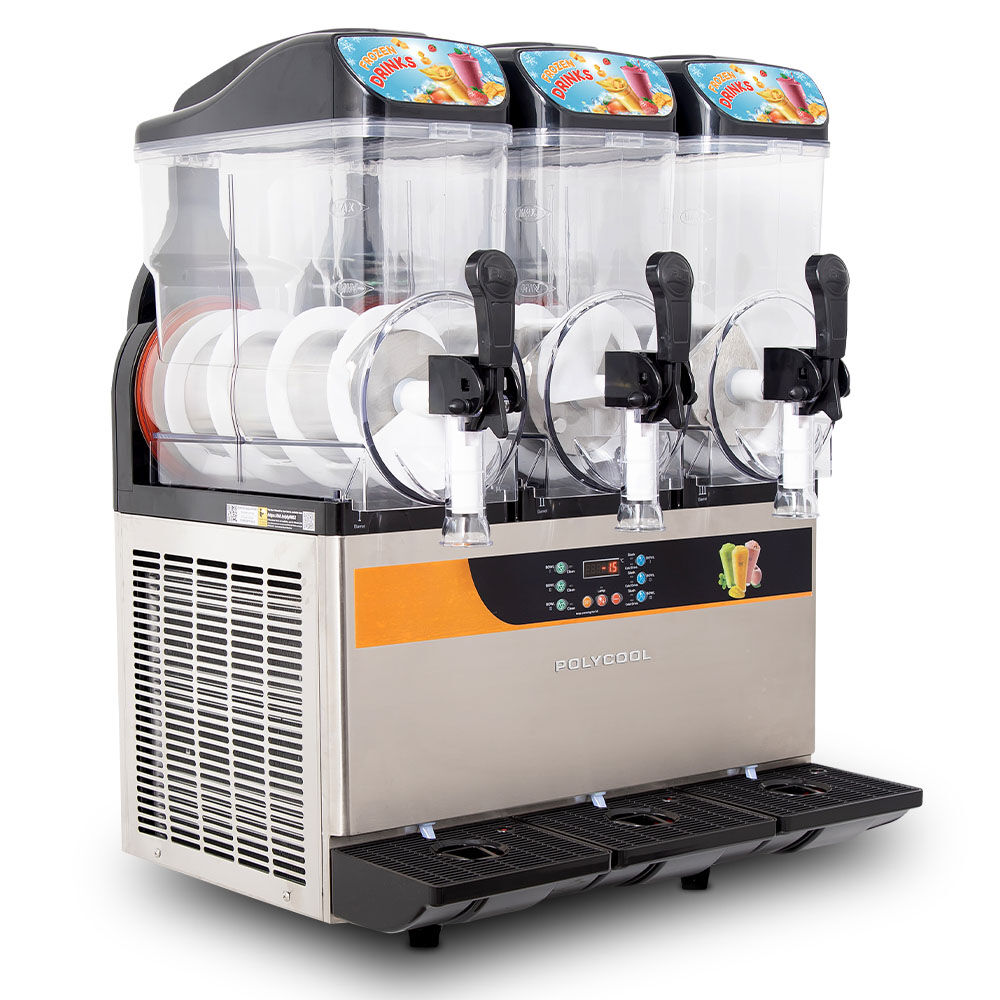 36L Triple Tank Commercial Slush Machine, Digital Control Panel, SAA Approved, Juice and Frozen Slushy Maker