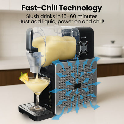 3L Slushie Frozen Drink Maker, Home Slush Machine, Fast Chilling, Easy Digital Controls