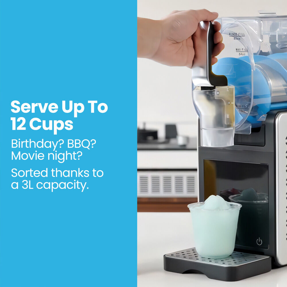 3L Slushie Frozen Drink Maker, Home Slush Machine, Fast Chilling, Easy Digital Controls