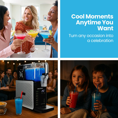 3L Slushie Frozen Drink Maker, Home Slush Machine, Fast Chilling, Easy Digital Controls