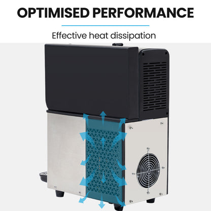 3L Digital Slushie Maker with Rapid Cooling & Self-Cleaning, Stainless Steel