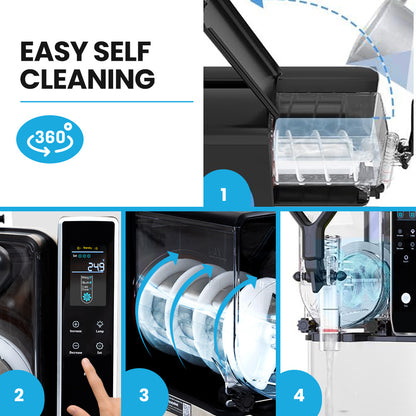 3L Digital Slushie Maker with Rapid Cooling & Self-Cleaning, Stainless Steel