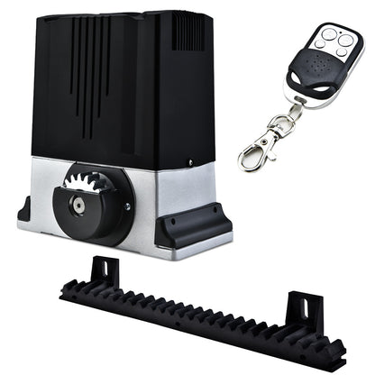 Automatic 7M Sliding Gate Opener Kit, 1500kg Capacity, 3 Remotes Included