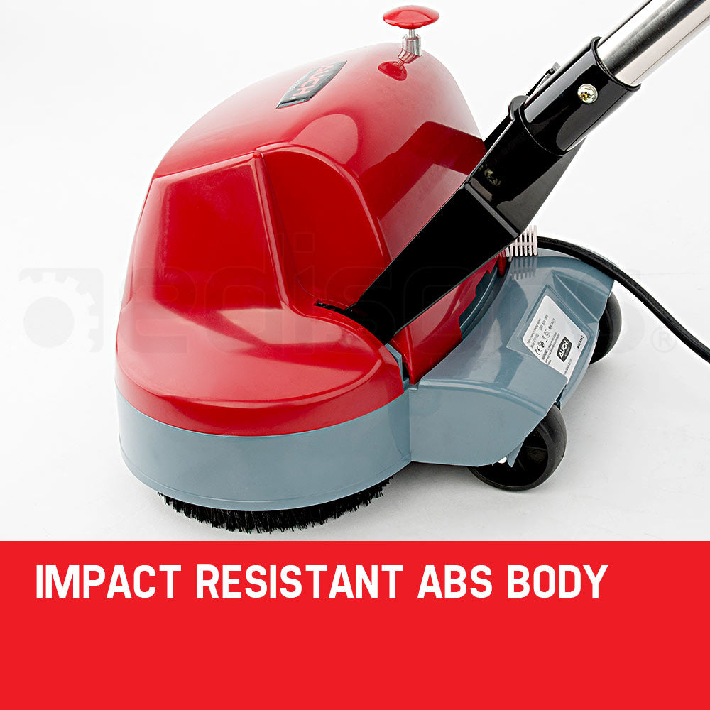 Multi-Surface 5-in-1 Floor Polisher with Dual 0.4m Heads & Cleaning Accessories