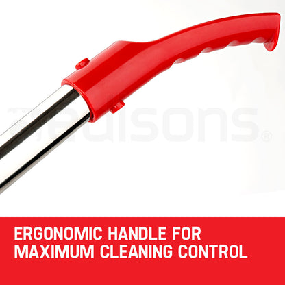Multi-Surface 5-in-1 Floor Polisher with Dual 0.4m Heads & Cleaning Accessories