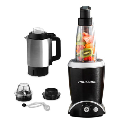 5-in-1 Vacuum Blender Set with 0.7m Jug, Heating & Grinder Function, 1000W