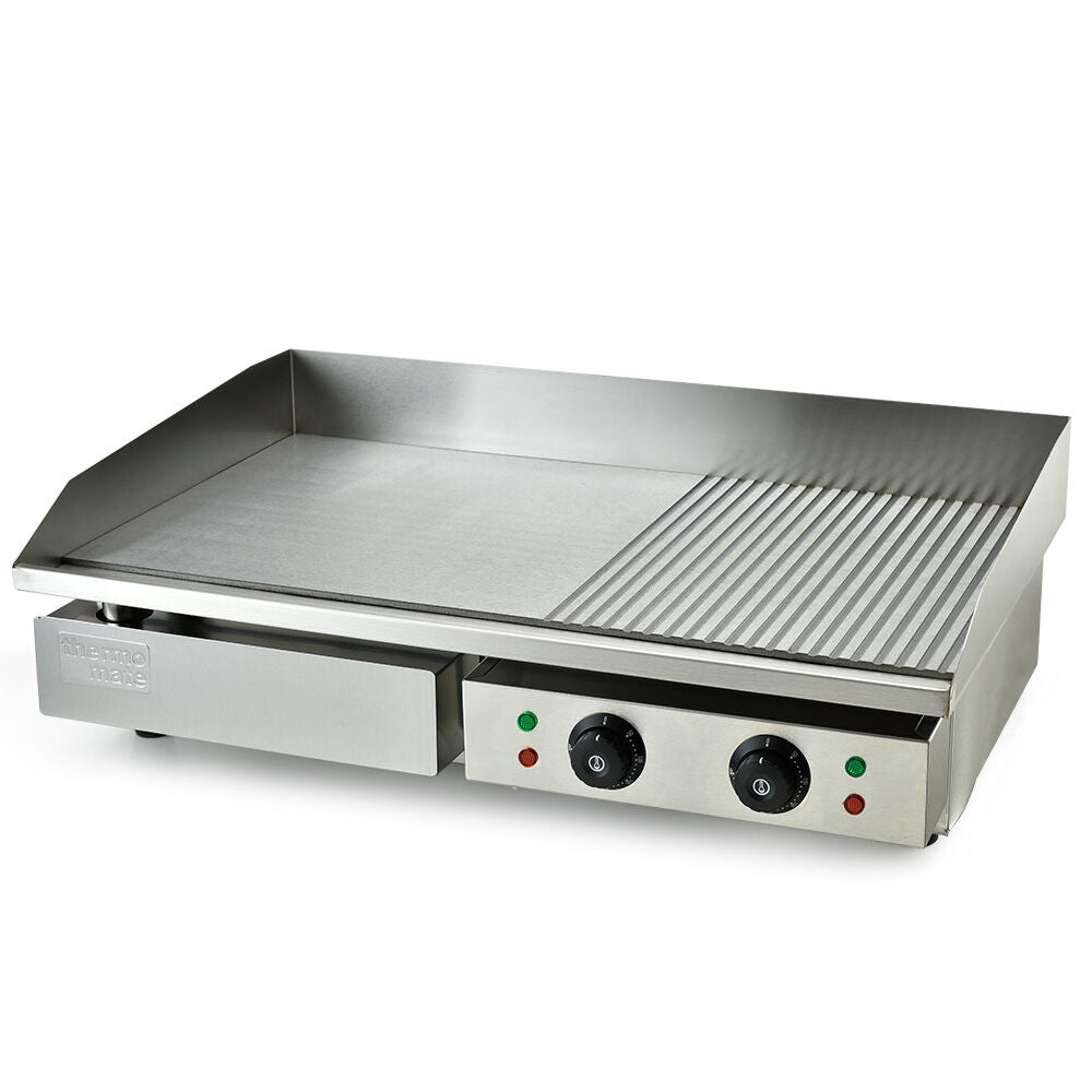 Extra Large Electric Griddle 0.73x0.40m with Dual Zone & 4.4kW Heating Power