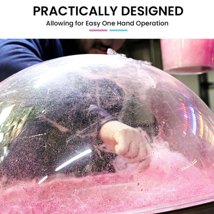 Commercial Cotton Candy Machine Bubble Cover, 0.52m Diameter, Easy Clean