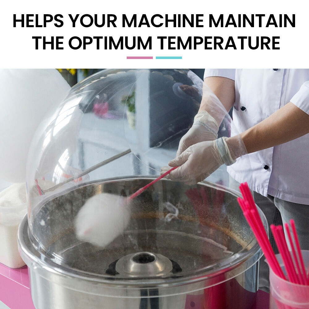 Commercial Cotton Candy Machine Bubble Cover, 0.52m Diameter, Easy Clean