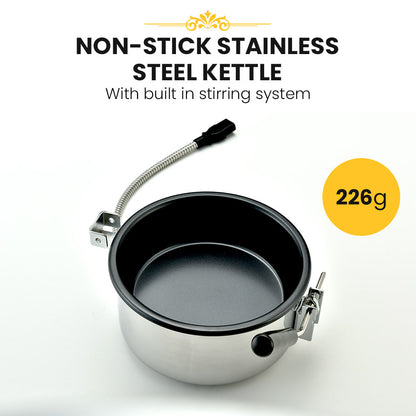 Commercial Electric Popcorn Maker with 1.44m Heating Power and 226g Kettle