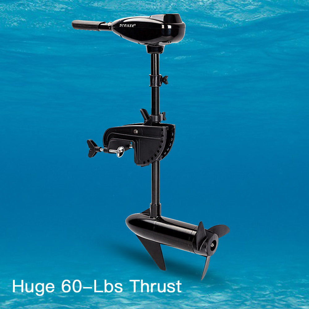 60 kg Thrust Electric Trolling Motor with 0.58m Shaft for Fishing Boats
