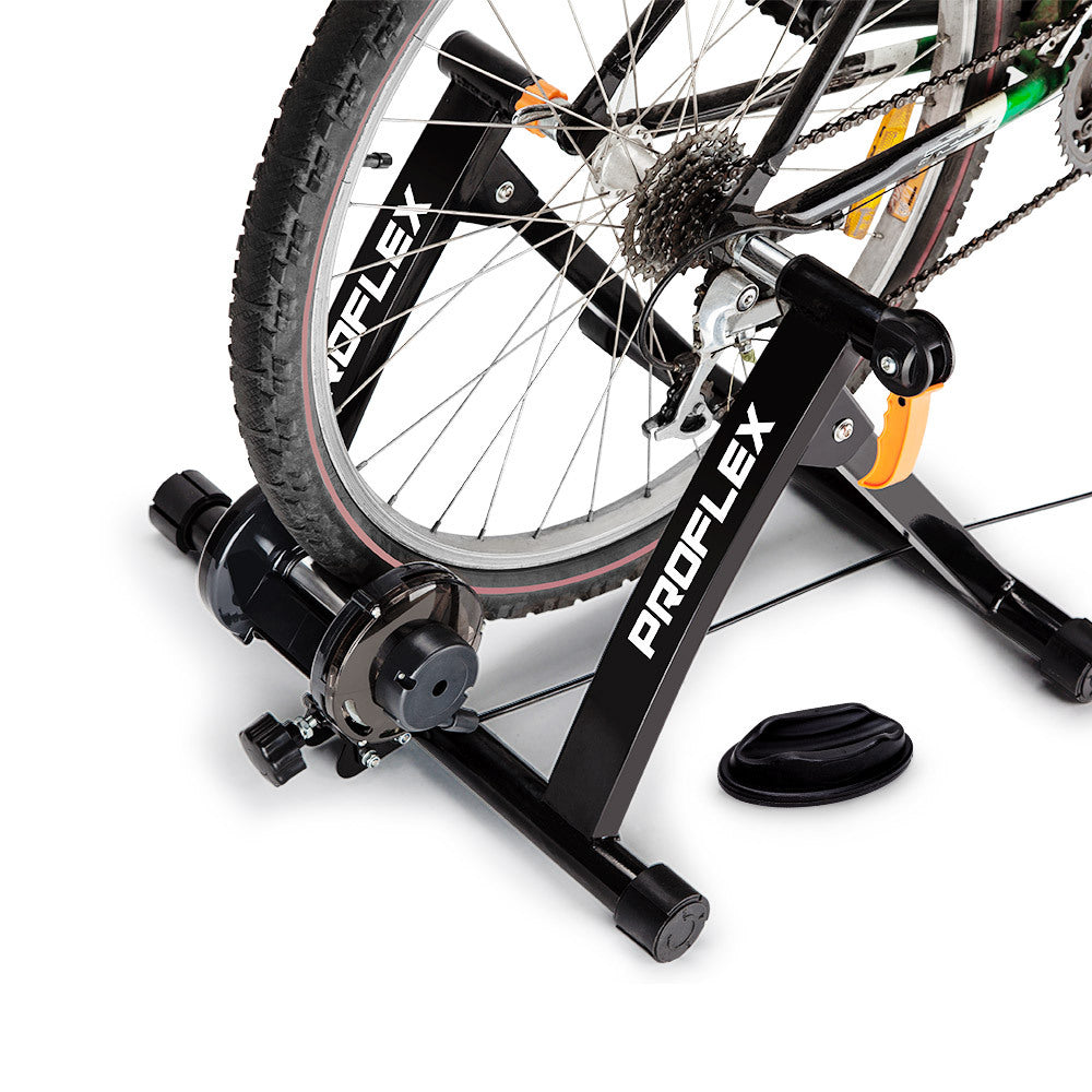 Magnetic Indoor Bike Trainer with 6 Resistance Levels, Fits 0.66m, 0.69m, 0.7m Wheels