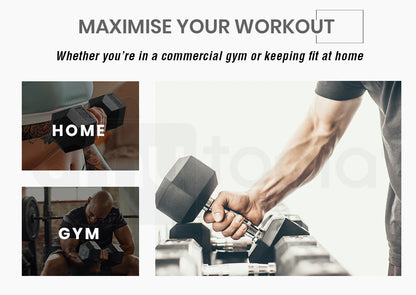 Pair of 43 kg Hex Dumbbells with Ergonomic Handles for Home and Gym Use