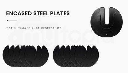 Adjustable 32.5kg Dumbbell Set for Home Gym, Quick Weight Selection System