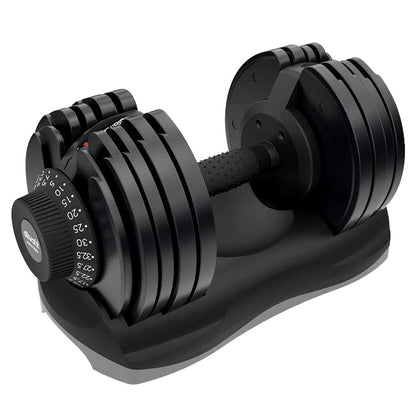 32.5kg Adjustable Dumbbell with Quick-Select Dial for Home Gym Fitness